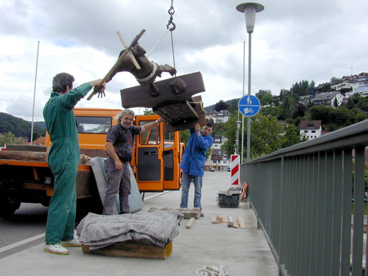 Hl. Nepomuk, Eberbach - Bildhauer Wolfgang Dreysse